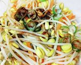 沙茶醤で豆もやしのナムルみたいの。作り方6写真