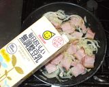 ベーコンクリームパスタ♪簡単時短作り方7写真