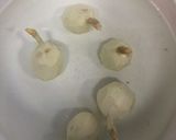 定番 くわいの煮物(おせち)作り方5写真
