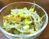 沙茶醤で豆もやしのナムルみたいの。作り方7写真