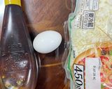 簡単　甘いみそ玉子トースト作り方1写真