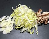 残り野菜であんかけうどん作り方1写真