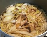 残り野菜であんかけうどん作り方3写真