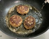 お父さんの肉汁たっぷりハンバーグ作り方10写真