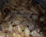息子が喜ぶ牛すじ肉煮込み丼作り方1写真