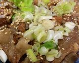 息子が喜ぶ牛すじ肉煮込み丼作り方3写真