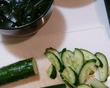 簡単！美味♪きゅうりとわかめの生姜酢和え作り方1写真