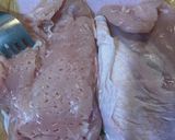 鶏胸肉の塩麹漬け焼き作り方1写真