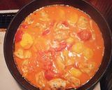 鶏肉とじゃがいものトマトクリーム煮込み作り方3写真