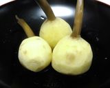 くわいの煮物作り方4写真