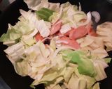コリアンダー香る☆魚ニソとキャベツ炒め作り方3写真