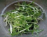 水菜とカニカマのあんかけ作り方2写真