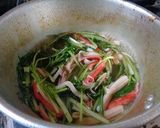 水菜とカニカマのあんかけ作り方7写真