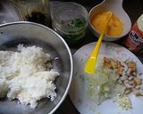 ちくわのうなぎもどきチャーハン作り方1写真