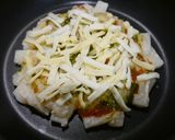 フライパン！お餅リメイクオートミールピザ作り方4写真
