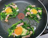巣篭もり卵　目玉焼き作り方3写真