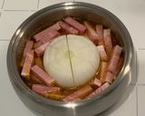 グリコカレーピラフの素で新玉炊き込みご飯作り方3写真