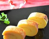 丸いフライパンで作るはんぺん入り伊達巻♪作り方8写真