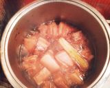 簡単☆豚肉とじゃがいもと卵の煮物作り方3写真
