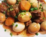 簡単☆豚肉とじゃがいもと卵の煮物作り方5写真