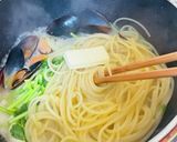 パクチーとムール貝のレモンバターパスタ作り方4写真