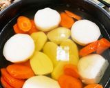 大根と鶏肉の煮物(味付けは塩のみ)作り方4写真
