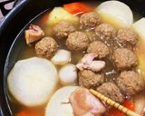 大根と鶏肉の煮物(味付けは塩のみ)作り方5写真