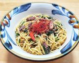 味つきイワシ缶とニラの和風パスタ◎簡単作り方7写真