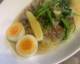 アオキのきしめんで作る空芯菜の冷麺作り方2写真