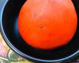 富士柿●熟成させて半分にカット作り方1写真