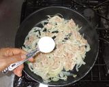 鶏ひき肉クリームパスタ♪簡単あるもので作り方6写真