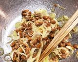 簡単　納豆パスタ作り方2写真