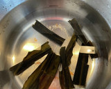 ＃おせち#旨煮。出汁は昆布、削節、椎茸作り方3写真