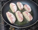 肉巻き(中に野菜とかチーズが入ってます)作り方3写真
