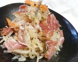 海老イカ大根サラダの生ハムマリネ作り方5写真