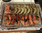 CAで御節　鰤と海老の照り焼き作り方4写真