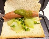 ハーフホットサンド★Toffy作り方1写真