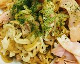アレンジ★日清焼そば●ハム＆チーズ焼そば作り方2写真