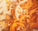 年末年始♪人参・蓮根の余り利用♪サラダ作り方2写真