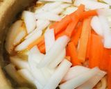 菊菜たっぷり鍋●豚肉と根菜中心の豚汁風鍋作り方1写真