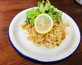 パクチー消費☆簡単タイ風パスタ作り方3写真