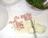 春菊チャーハン♪簡単パラパラ残りご飯で作り方3写真