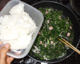 春菊チャーハン♪簡単パラパラ残りご飯で作り方6写真