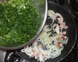 春菊チャーハン♪簡単パラパラ残りご飯で作り方5写真