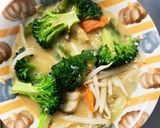 もやしブロッコリーにんにく味噌味野菜炒め作り方12写真