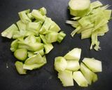 それもったいない！鶏とブロッコリーの茎作り方1写真