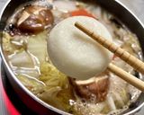朝にさっぱりと♡鶏肉無し♡白菜のお雑煮♡作り方9写真