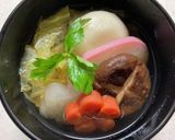 朝にさっぱりと♡鶏肉無し♡白菜のお雑煮♡作り方10写真