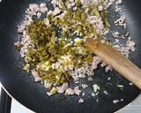 もやしと高菜のひき肉炒め作り方6写真