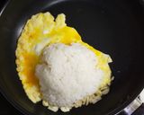 セロリの葉でチャーハン作り方4写真